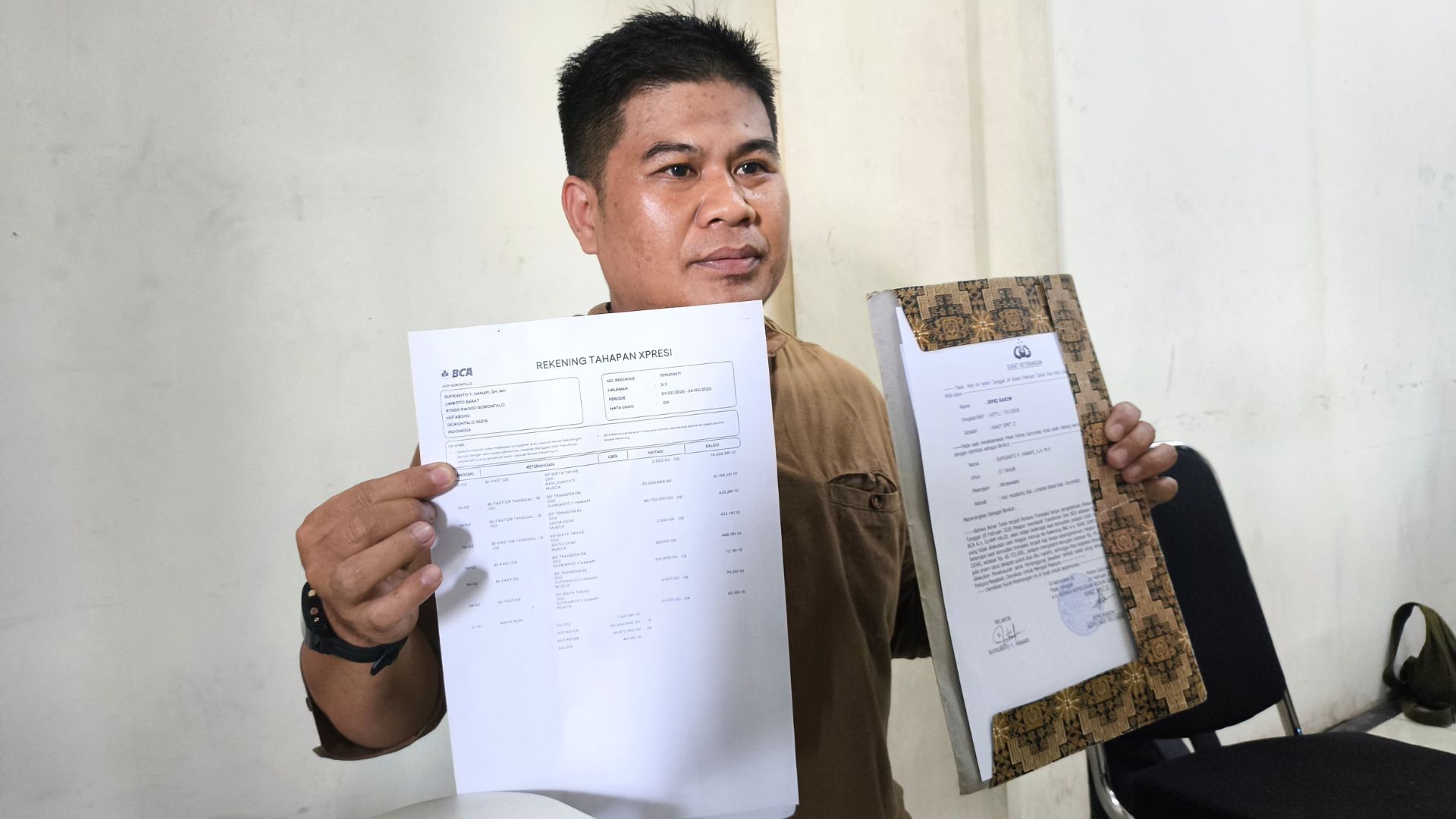 Aneh, Anto Hanapi Malah Ngaku ke BCA HP-nya Mulai Error
